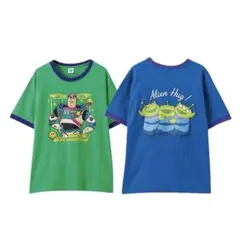 アベイル やぎこコラボ トイストーリー リトルグリーンメン Tシャツ