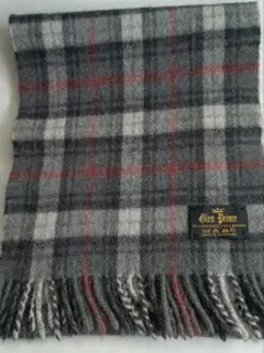 Glen Prince ラムズウール　 アンゴラ混　 マフラー　チェック