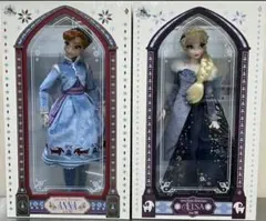 ディズニーストア アナと雪の女王 リミテッドドール アナ＆エルサ4体