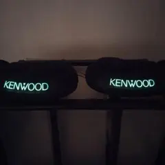 ケンウッドKSC−Ｚ77当時物置き型スピーカーグリーンイルミネーション3ウェイ ケンウッドKSC−Z77当時物置き型スピーカーグリーン