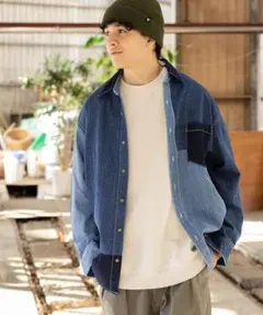 パッチワークシャツ