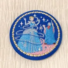 ディズニー ビスケット 刺繍缶バッジ2 シンデレラ