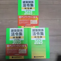 建築関係法令集 法令編 2025 令和7年版 インデックス 線引きガイドあり