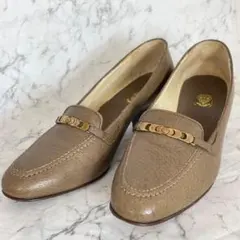 グッチ パンプス GG金具 371/2 レザー ベージュのサムネイル