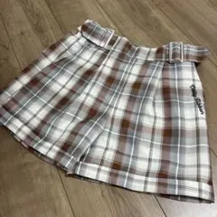 Dolly Ribbon チェック柄 キュロットハーフパンツ160サイズのサムネイル