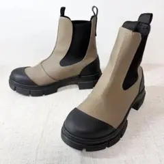 極美品★GANNI ガニー ラバー サイドゴア チェルシーブーツ 23cmのサムネイル