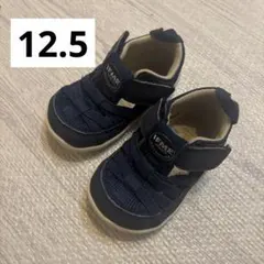美品 IFME ネイビー ベビーサンダル 12.5cm