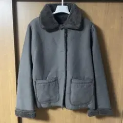 flaix フェイクムートン起毛ジャケット　Lサイズ