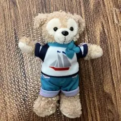 ディズニー　ダッフィー　ぬいぐるみバッジ　ケープコッドホリデー