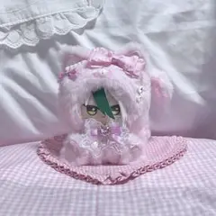 ハンドメイド 着ぐるみ おすわりぬい服 推し活 桃色 d248