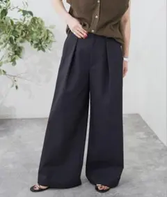 Spick&Span】Higuchi*S 2タックツイルパンツ サックスブルー - メルカリ