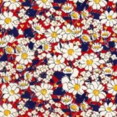 リバティ　アリスW　レッド　生地幅×50cm