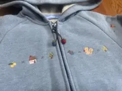 familiar 120 刺繍　裏起毛　パーカー