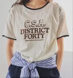 美品✨️Niko and ... リンガーTシャツ Lサイズ【即購入⭕️】のサムネイル
