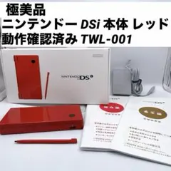 【極美品】ニンテンドー DSi 本体 レッド 動作確認済み TWL-001