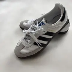 美品 adidas SAMBA メンズ　ホワイト ブラック 25.5cm