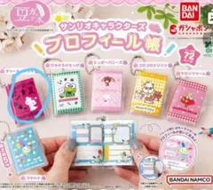 チャーミーキティ　サンリオ プロフィール帳 　ガチャ