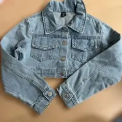 SHEIN クロップドデニムジャケット 8Y 値下げ不可‼️