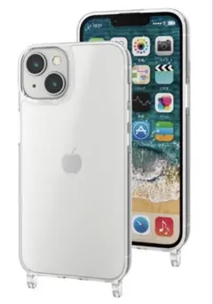 新品　エレコム　iPhone14/13用ケースハイブリッド衝撃吸収 クリアのサムネイル