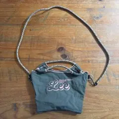 lee ショルダーバッグ　ナイロン　カーキ