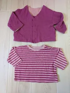 ユニクロ長袖Ｔシャツ・カーディガンセット