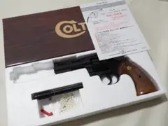 タナカ パイソン ガスガン スチールフィニッシュ 6インチ＋純正木製