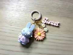 じゃらじゃらキーホルダー ミッフィ マーガレット ピンク