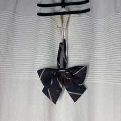 【EASTBOY】ネイビー＆バーガンディ リボン