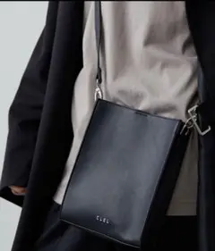 期間限定CLEL Square Shoulder Bag ブラック