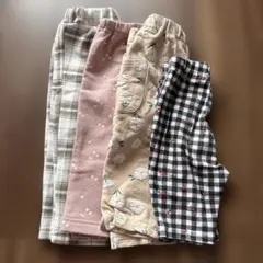 チェック柄パンツ 95cm未満