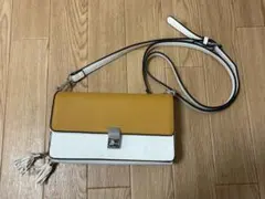 Firano ショルダーバッグ バイカラー　イエロー/ホワイトのサムネイル