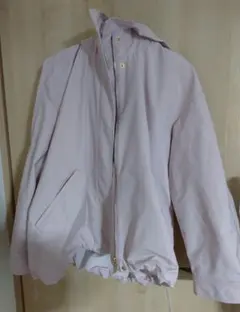 美品】TONAL シアー素材 フード付きジップアップブルゾン ベージュ 