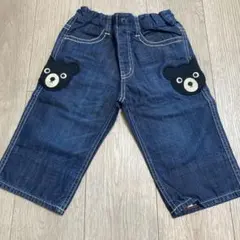 タグ無し DOUBLE.B デニムハーフパンツ 130