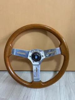 希少 MOMO ファイター ウッド/パンチングレザー Φ35 正規品 - メルカリ
