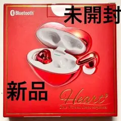 新品未開封 Heart True ワイヤレスイヤホン ハート型 LEDライトのサムネイル