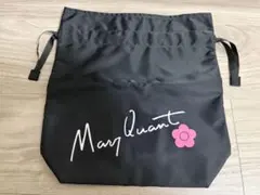 Mary Quant Wカラーサインロゴ 巾着ポーチ