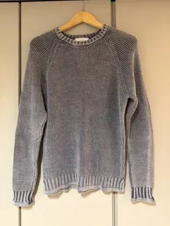 B:MING by BEAMS クルーネックニット ネイビー Mサイズのサムネイル