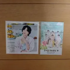 ファミクラ ましかくフォト ステッカー 夏　大阪 なにわ男子 道枝駿佑 セット