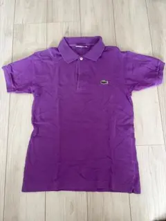 LACOSTE 半袖ポロシャツ パープル