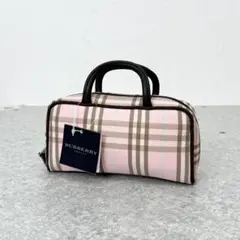 〈未使用〉BURBERRY LONDON ミニバッグ ピンク デッドストック