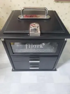 メイクボックス　レトロ　鏡付き