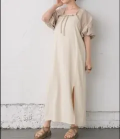キャミワンピース リボンボレロのセット
