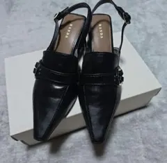 RANDA バックストラップパンプス ブラック Mサイズ 未使用