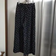 LEPSIM ドット刺繍パンツ/ブラック - メルカリ