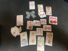 かわいいキャラクターシールセット