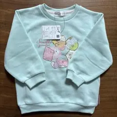 新品タグ付き　すみっコぐらし 110 トレーナー　エメラルドグリーン