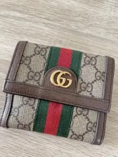 Gucci GGキャンバス 二つ折り財布