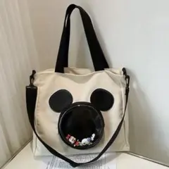 ディズニー　ミッキー　ミニー　ドナルド　ショルダーバッグ　トートバッグ