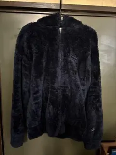 チャンピオン　フリースジップパーカー　ネイビー　L