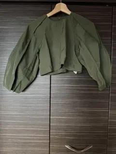 未使用級 アンスリード パターンドッキングコート チェック ベージュ